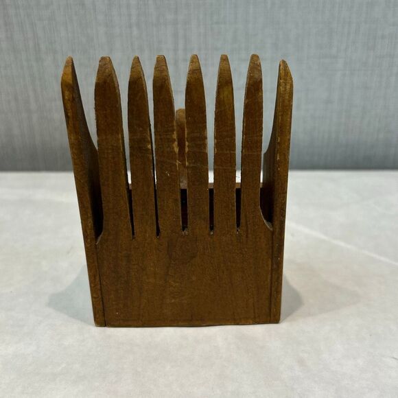 Antique Handmade Wooden Cranberry Rake Scoop Mini Small Handheld Vintage - Picture 4 of 10